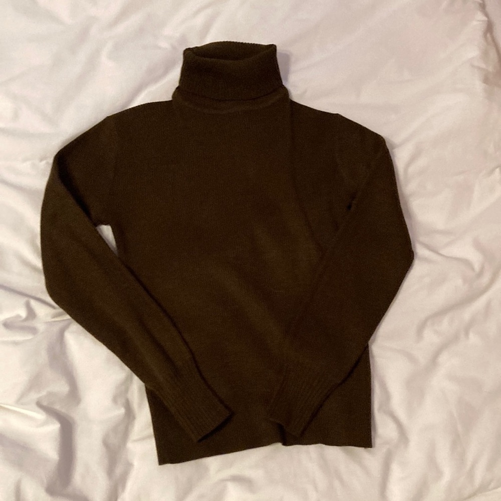 brown, cute, turtle neck